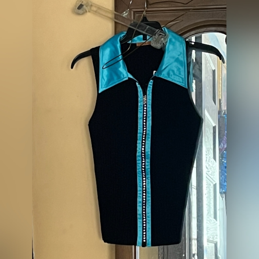 Black and Blue Vest